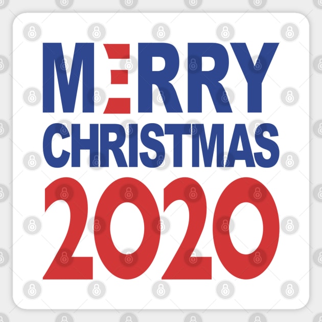 Merry Christmas 2020 America Sticker by Yule
